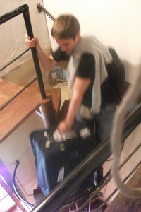 Mon conjoint qui ne voyage jamais léger
