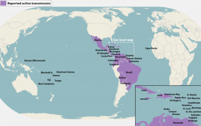 Carte du virus Zika